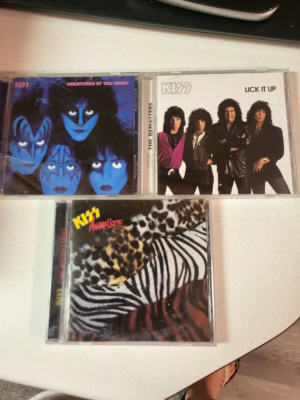 KISS CD Set - Animalize + Lick It Up+ Creatures Of The Night